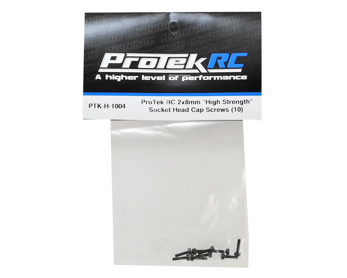 ProTek RC 2x8mm "High Strength" Socket Head Cap Screw (10) - Hobbytech Toys