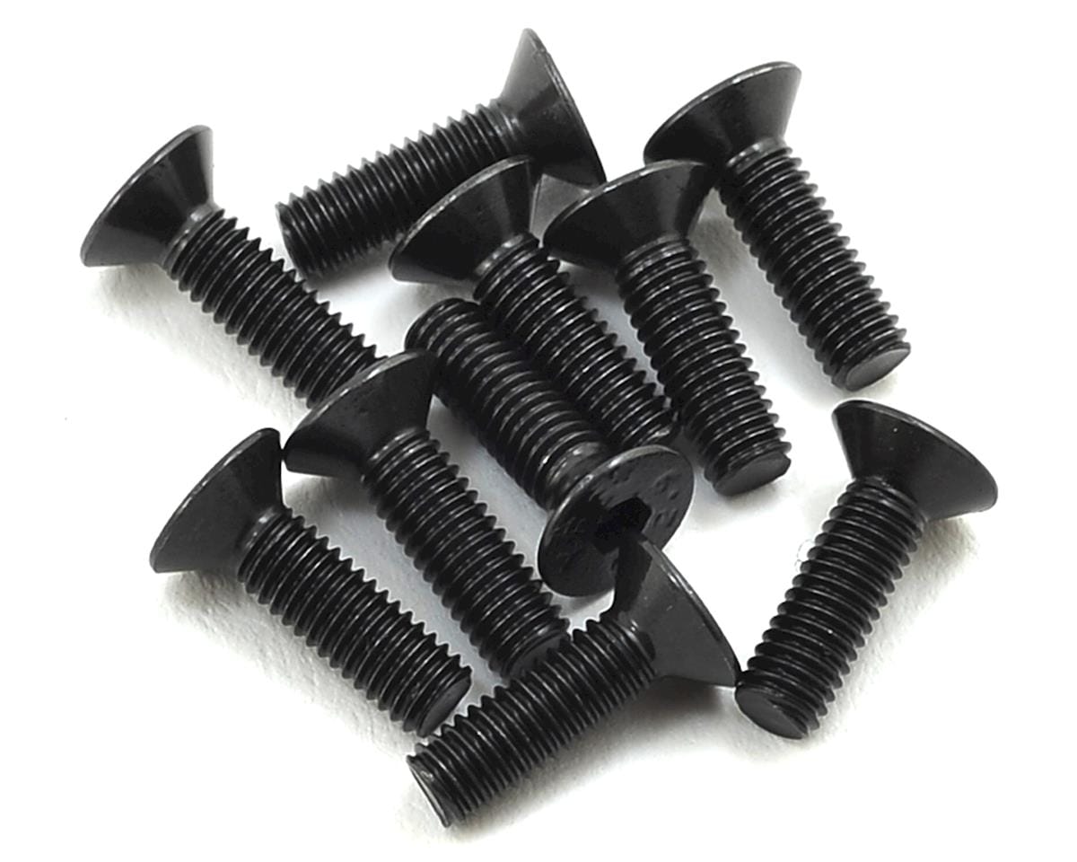 ProTek RC 3x10mm "High Strength" Flat Head Screws (10) - Hobbytech Toys