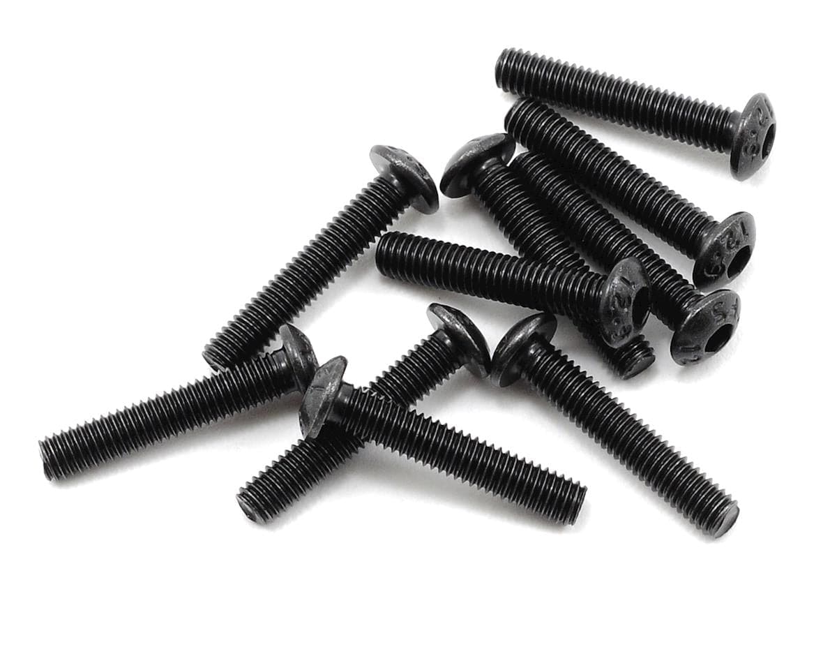 ProTek RC 3x16mm "High Strength" Button Head Screws (10) - Hobbytech Toys