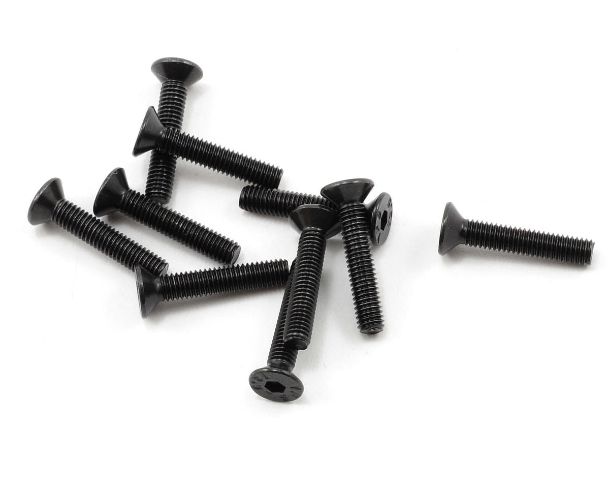 ProTek RC 3x16mm "High Strength" Flat Head Screws (10) - Hobbytech Toys