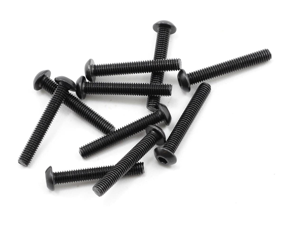 ProTek RC 3x20mm "High Strength" Button Head Screws (10) - Hobbytech Toys