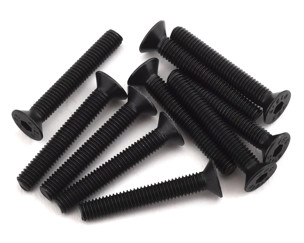 ProTek RC 3x20mm "High Strength" Flat Head Screws (10) - Hobbytech Toys