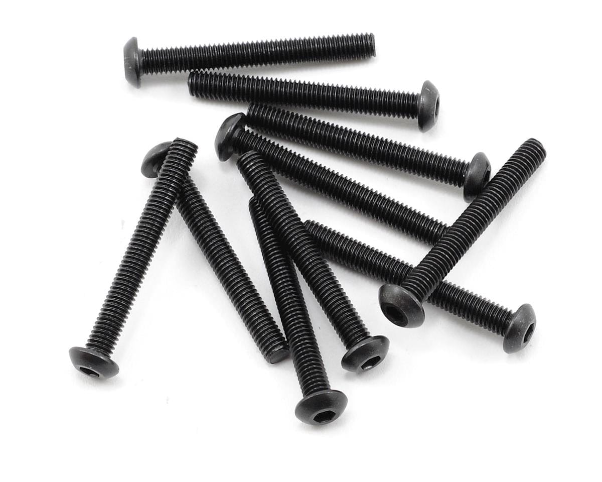 ProTek RC 3x25mm "High Strength" Button Head Screws (10) - Hobbytech Toys