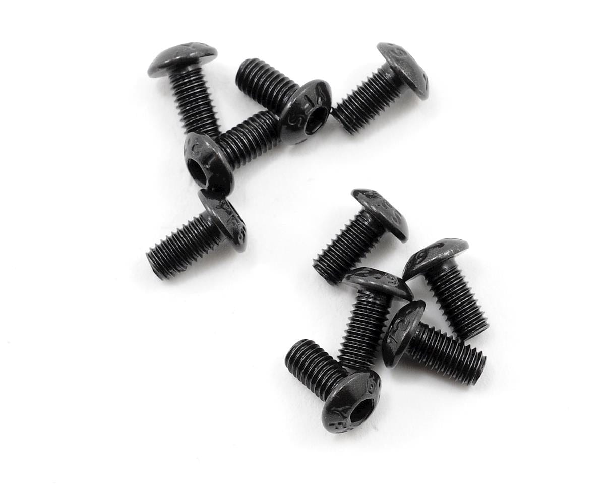 ProTek RC 3x6mm "High Strength" Button Head Screws (10) - Hobbytech Toys