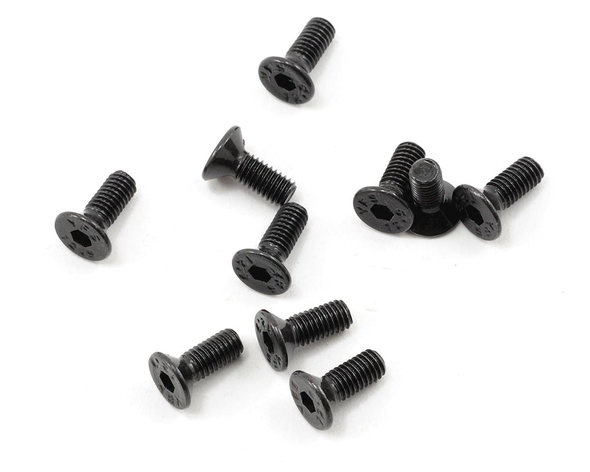 ProTek RC 3x8mm "High Strength" Flat Head Screws (10) - Hobbytech Toys