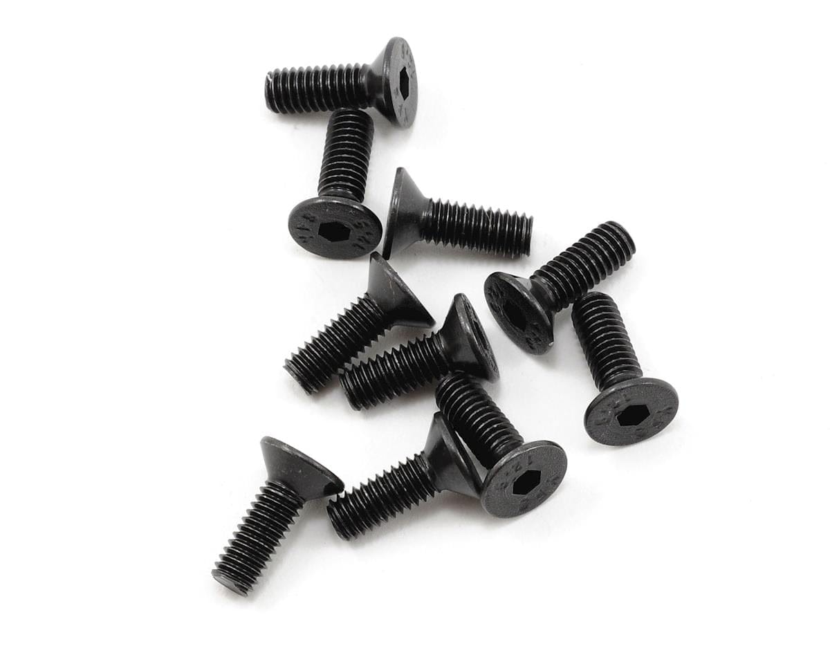 ProTek RC 4x12mm "High Strength" Flat Head Screws (10) - Hobbytech Toys