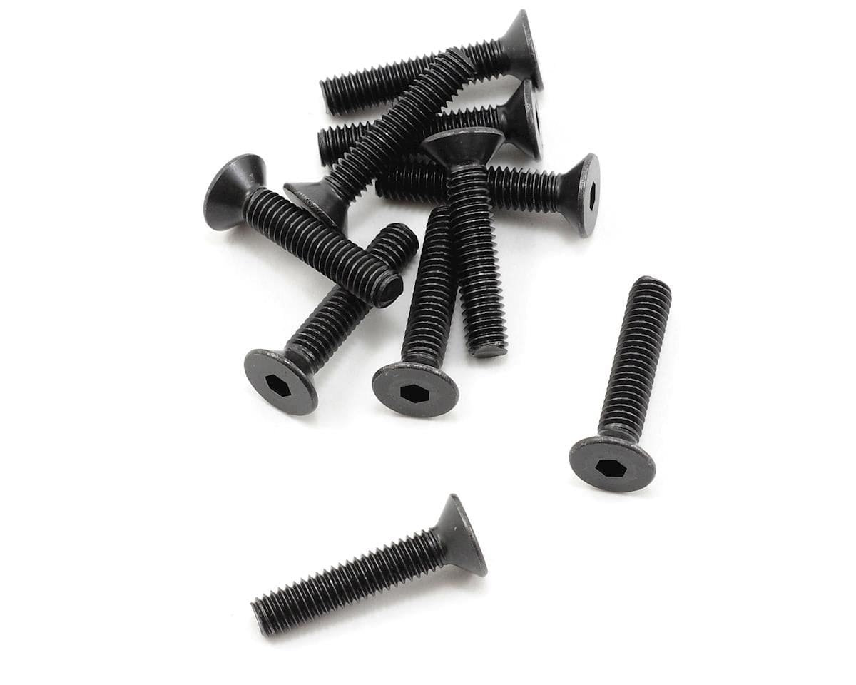 ProTek RC 4x20mm "High Strength" Flat Head Screws (10) - Hobbytech Toys