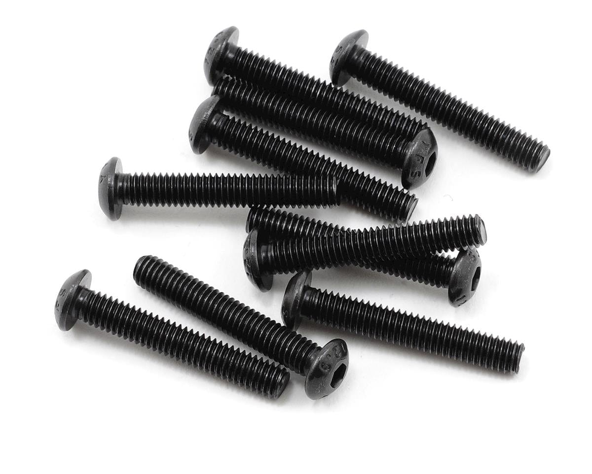 ProTek RC 4x25mm "High Strength" Button Head Screws (10) - Hobbytech Toys