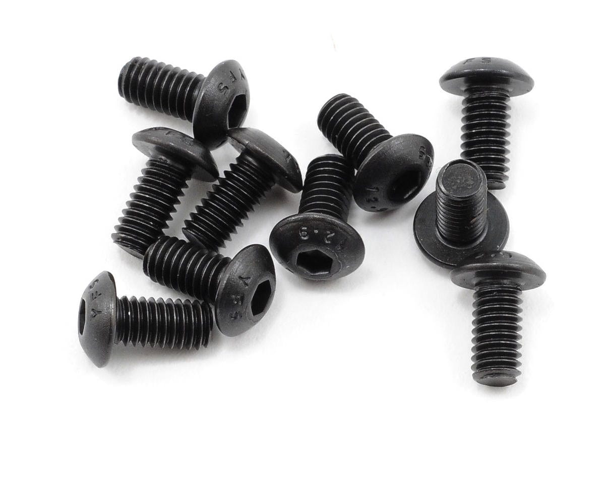 ProTek RC 4x8mm "High Strength" Button Head Screws (10) - Hobbytech Toys