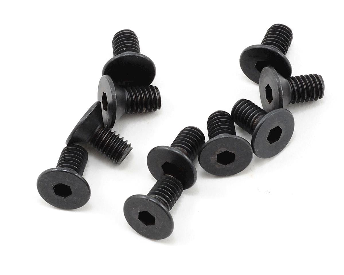 ProTek RC 4x8mm "High Strength" Flat Head Screws (10) - Hobbytech Toys