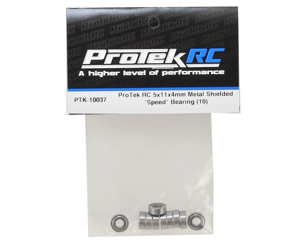 ProTek RC 5x11x4mm Metal Shielded "Speed" Bearing (10) - Hobbytech Toys