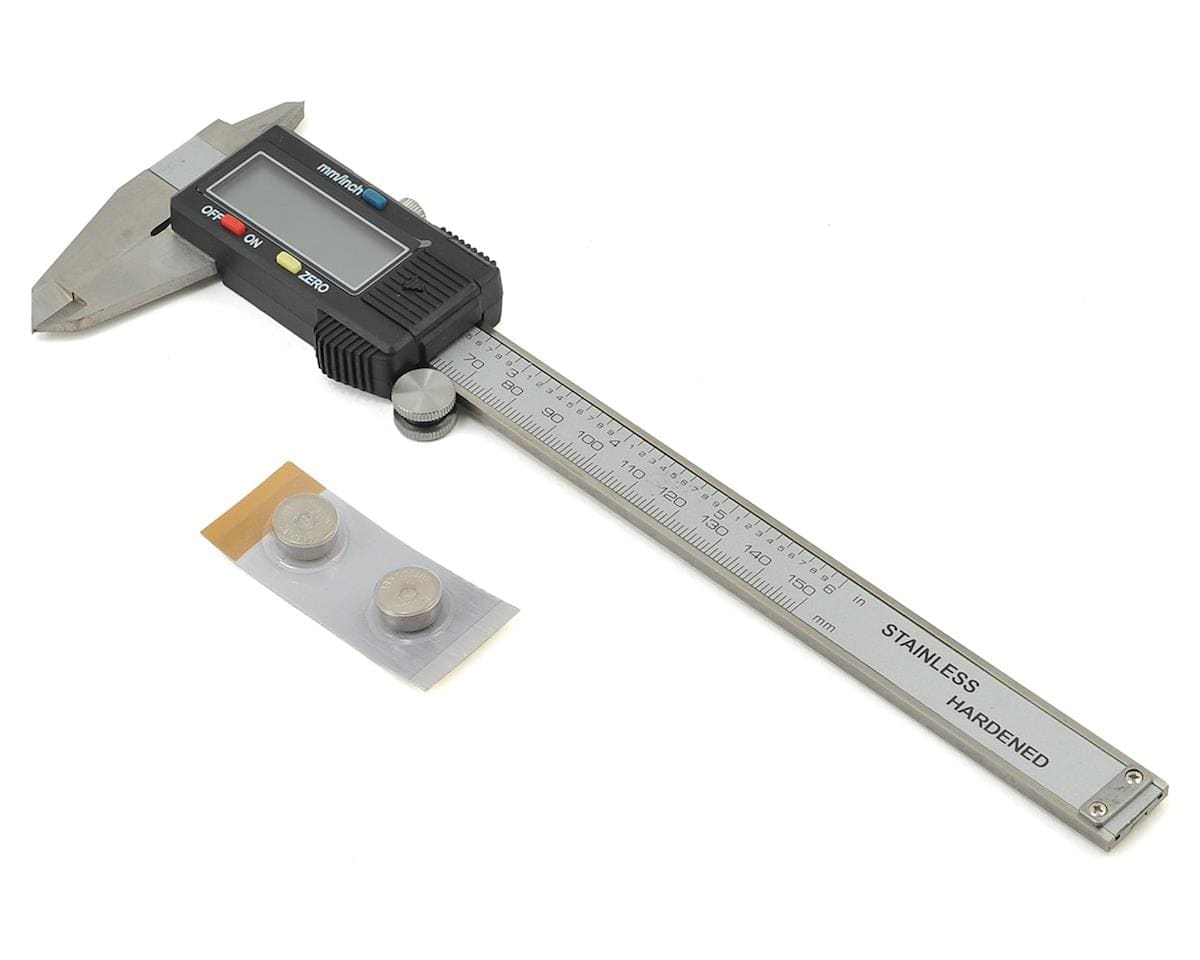 ProTek RC 6" Digital Caliper w/LCD Display & Hard Case - Hobbytech Toys