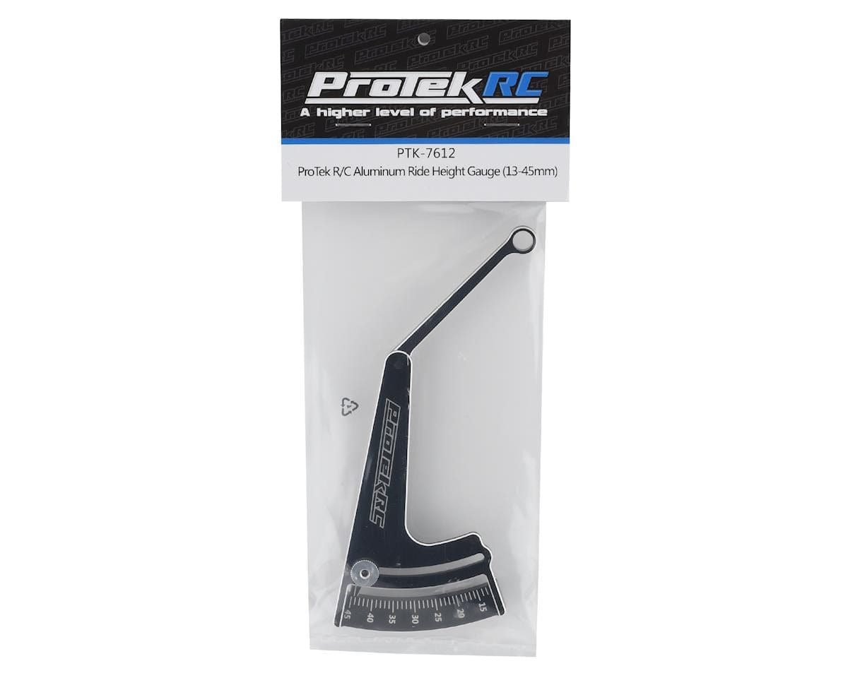 ProTek RC Aluminum Ride Height Gauge (13-45mm) Black - Hobbytech Toys