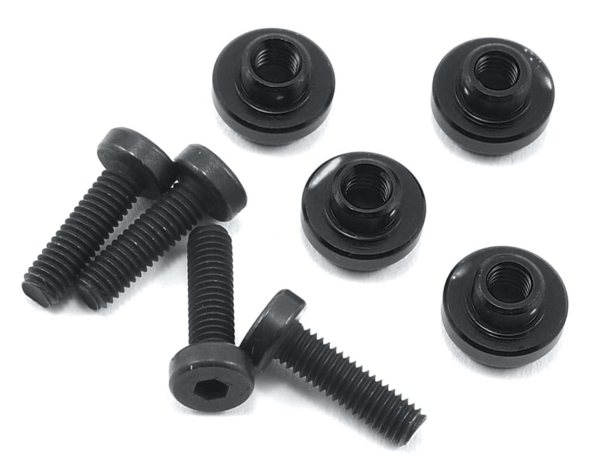 ProTek RC Aluminum Servo Mount Grommet (Black) (4) - Hobbytech Toys