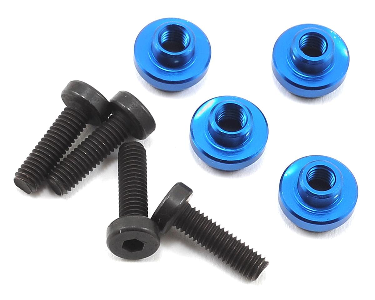 ProTek RC Aluminum Servo Mount Grommet (Blue) (4) - Hobbytech Toys