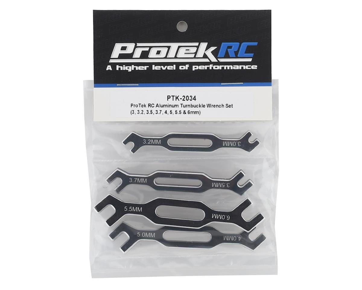 ProTek RC Aluminum Turnbuckle Wrench Set (3, 3.2, 3.5, 3.7, 4, 5, 5.5 & 6mm) ProTek RC TOOLS