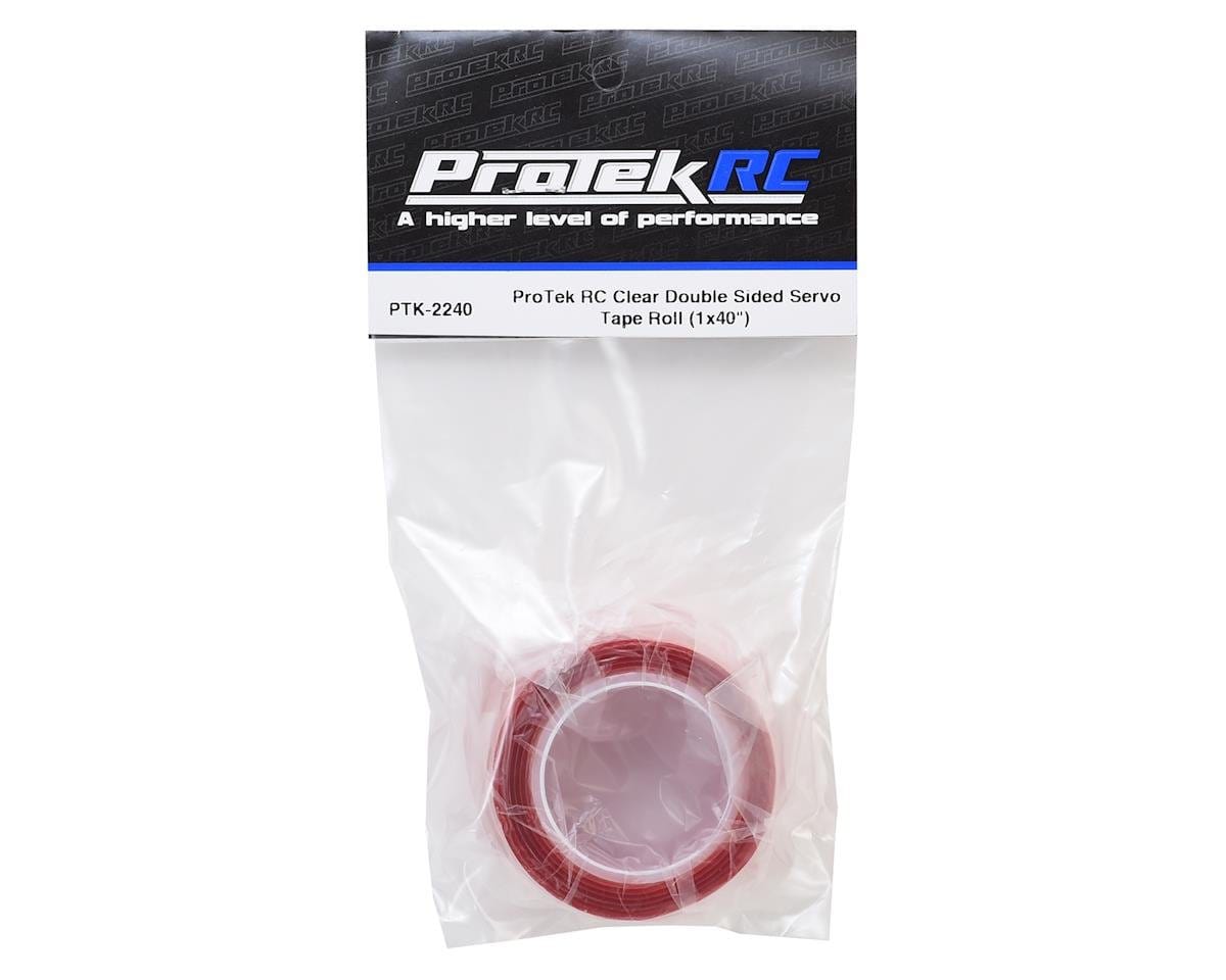 ProTek RC Clear Double Sided Servo Tape Roll (1x40) ProTek RC RC CARS - PARTS