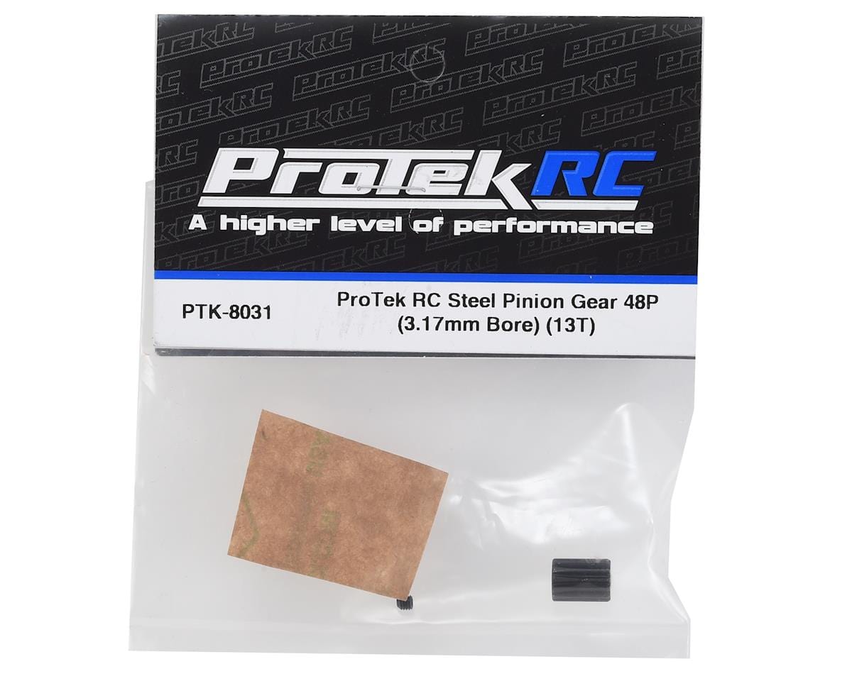 ProTek RC Lightweight Steel 48P Pinion Gear (3.17mm Bore) (13T) ProTek RC RC CARS - PARTS