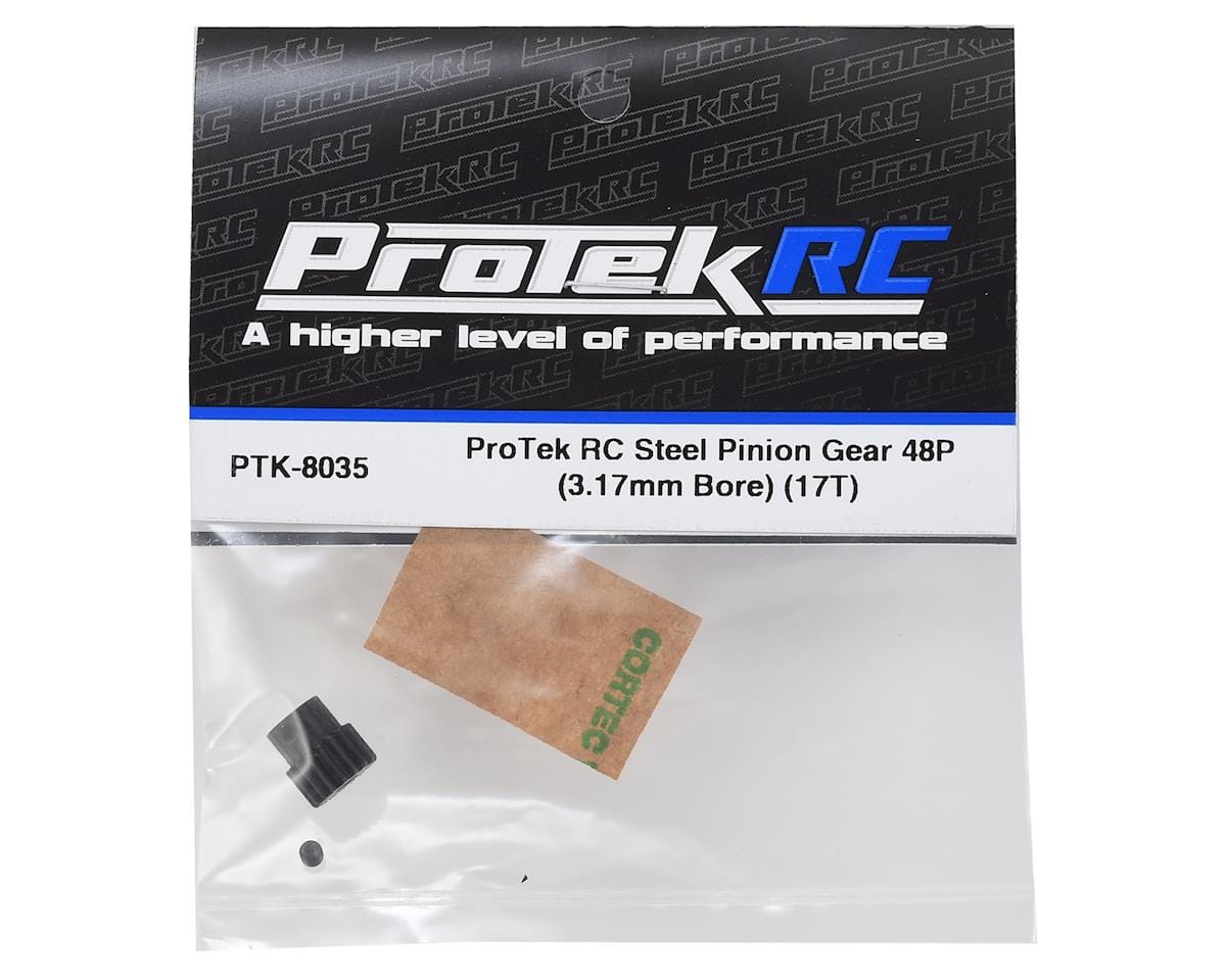 ProTek RC Lightweight Steel 48P Pinion Gear (3.17mm Bore) (17T) ProTek RC RC CARS - PARTS