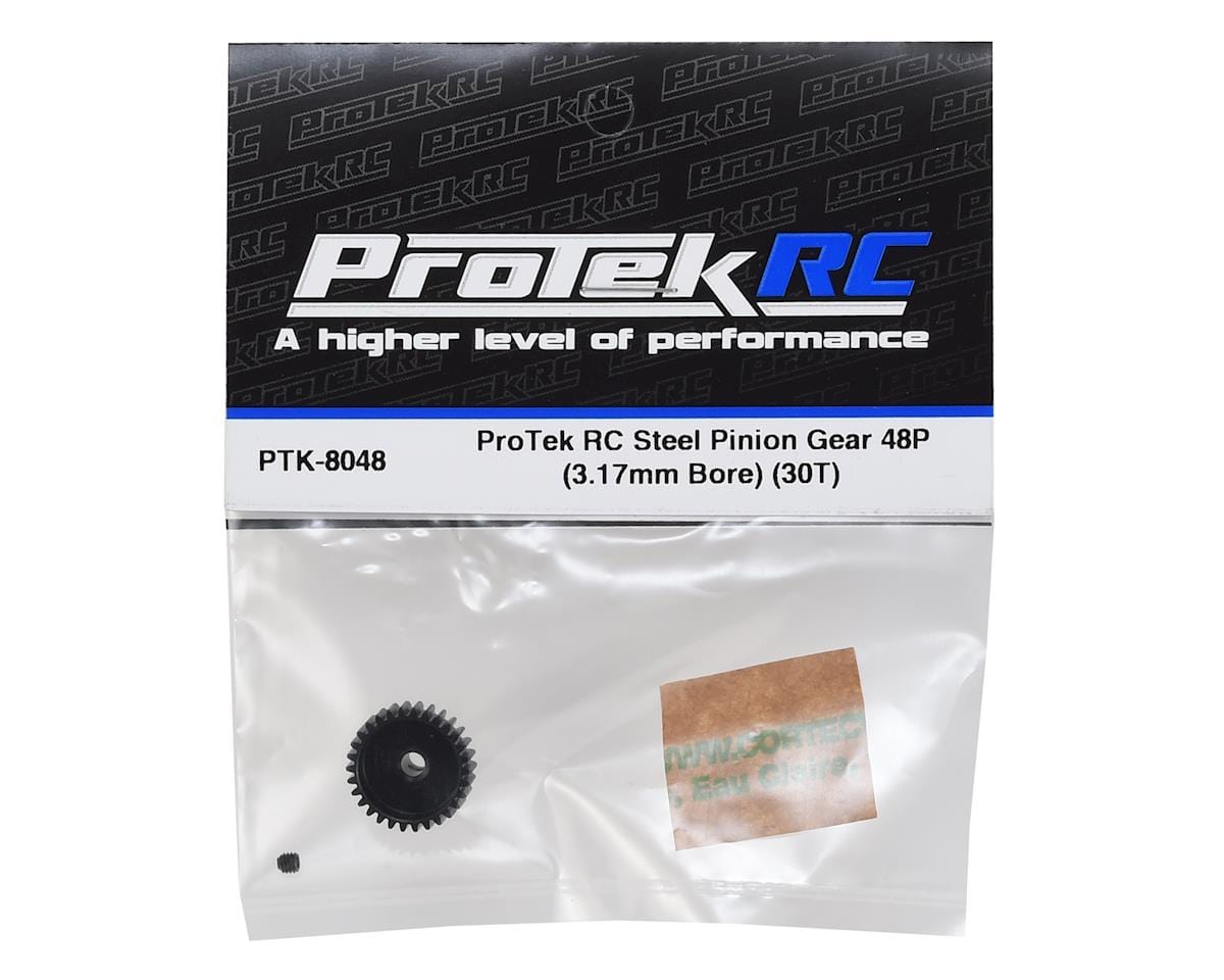ProTek RC Lightweight Steel 48P Pinion Gear (3.17mm Bore) (30T) ProTek RC RC CARS - PARTS