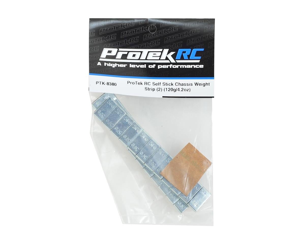 ProTek RC Self Stick Chassis Weight Strip (2) (120g/4.2oz) ProTek RC RC CARS - PARTS