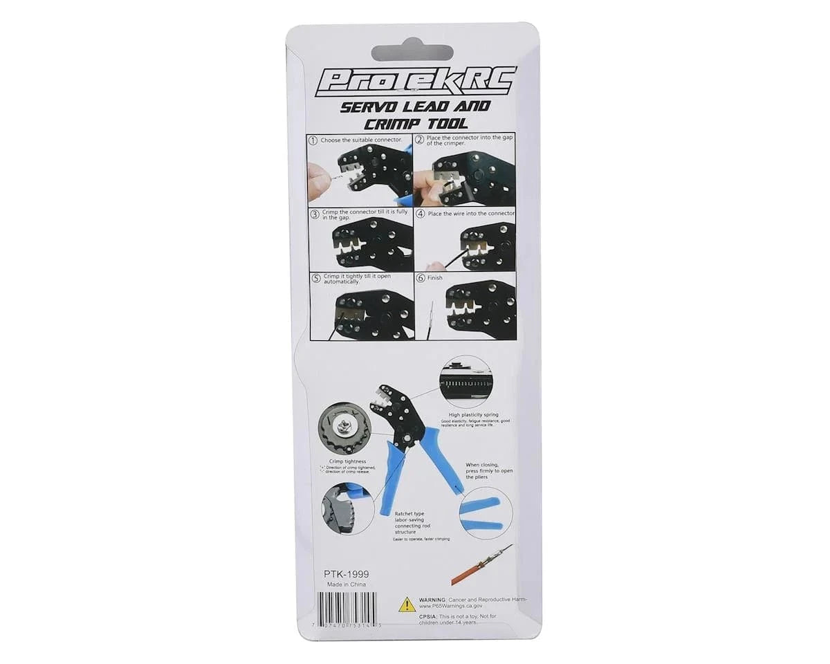 ProTek RC Servo Lead & Terminal Crimping Tool - Hobbytech Toys