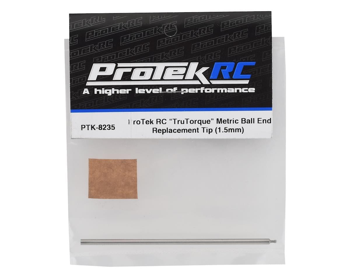 ProTek RC "TruTorque" HSS Steel Metric Ball End Replacement Tip (1.5mm) - Hobbytech Toys
