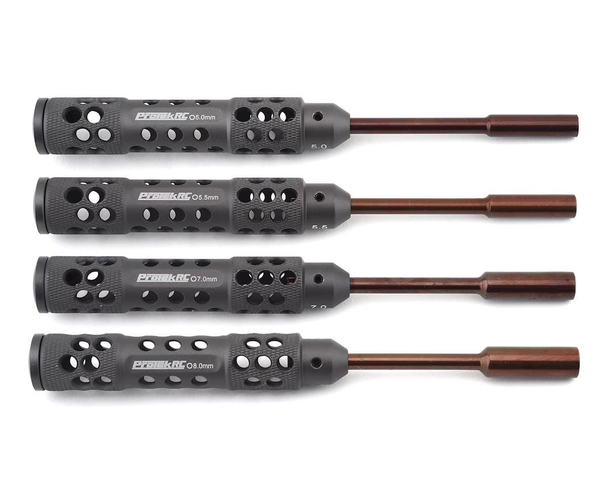 ProTek RC TruTorque SL 4-Piece Metric Nut Driver Set (5.0, 5.5, 7.0, 8.0mm) ProTek RC TOOLS