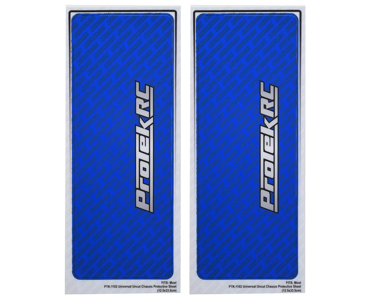 ProTek RC Universal Chassis Protective Sheet (Blue) (2) - Hobbytech Toys