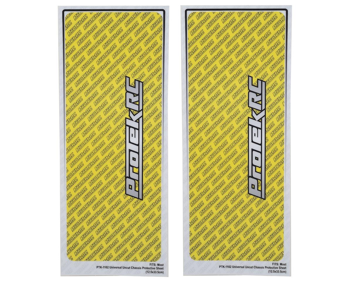ProTek RC Universal Chassis Protective Sheet (Yellow) (2) - Hobbytech Toys