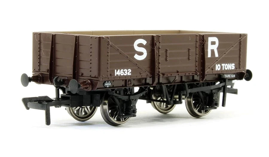 Rapido UK 906004 SECR 1347 5 Plank Open Wagon - SR Brown (Pre-1936) #14132 - Hobbytech Toys
