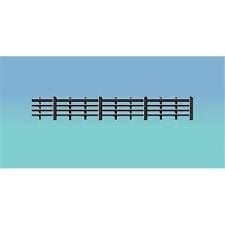 Ratio OO 4 Bar Wood Lineside Fencing Black Peco TRAINS - HO/OO SCALE