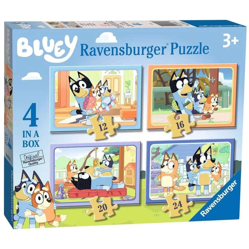 Ravensburger 03111-5 Bluey Lets Do This 12 16 20 24pc Puzzle - Hobbytech Toys