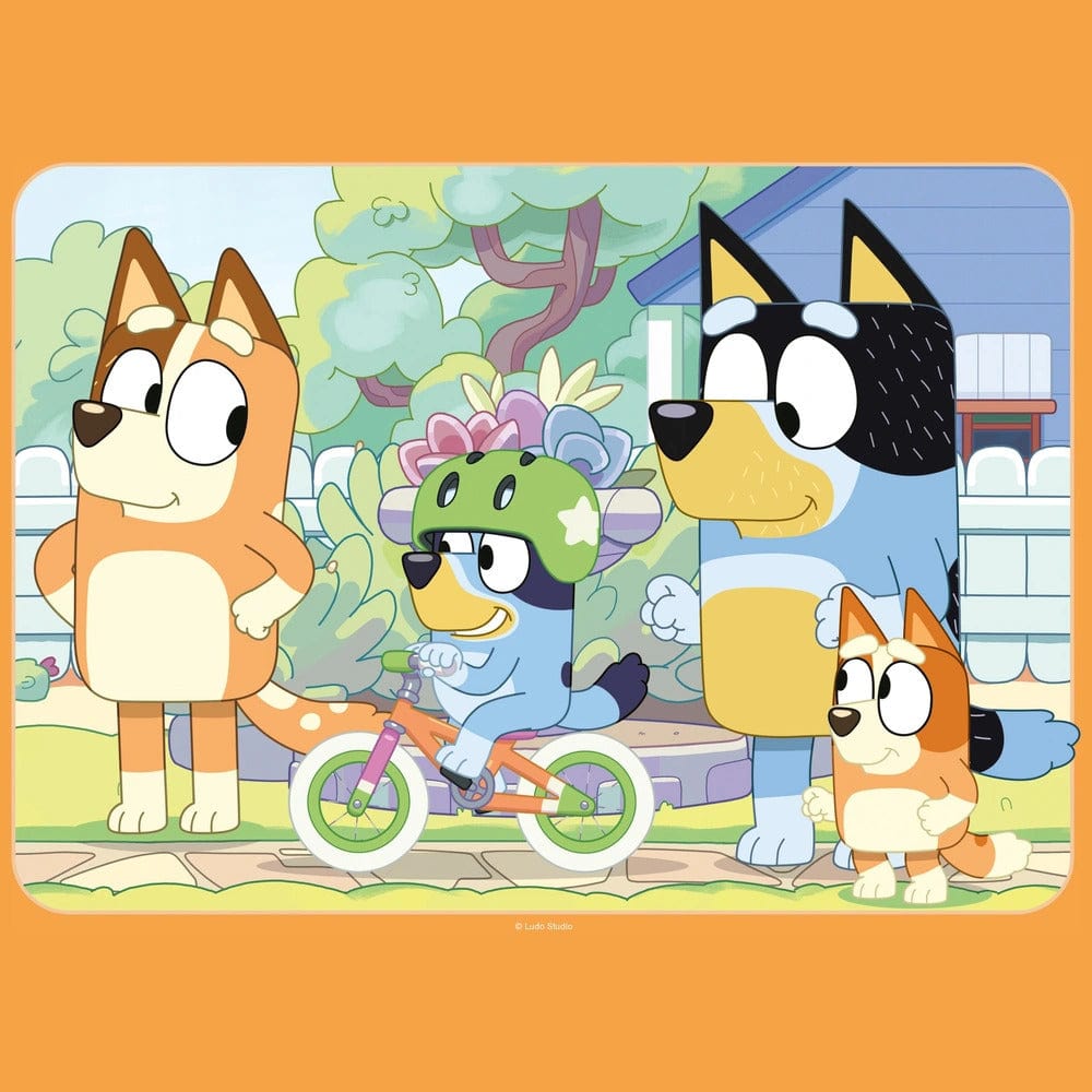 Ravensburger 05222-6 Bluey Gotta Be Done! Puzzle 4x42pc Puzzle - Hobbytech Toys