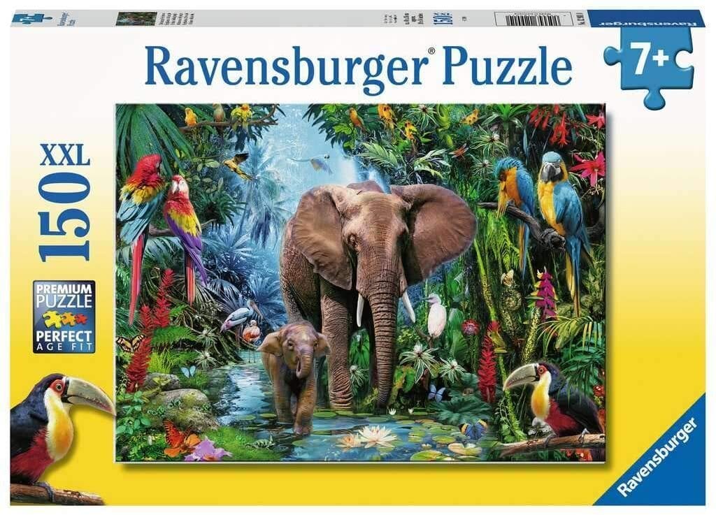 Ravensburger 12901-0 Elephants at the Oasis Puzzle 150pc - Hobbytech Toys