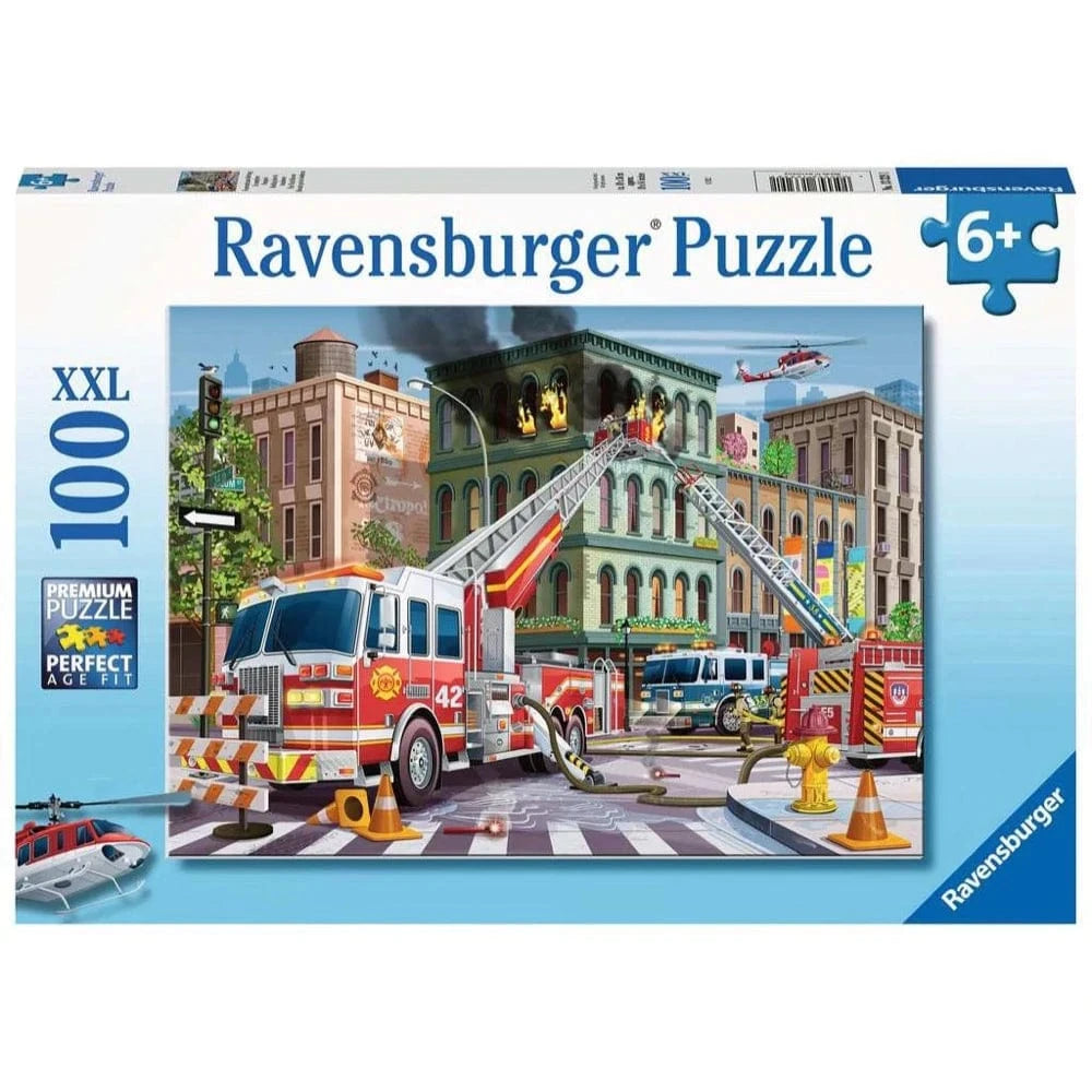Ravensburger 13329-1 Fire Truck Rescue 100pc - Hobbytech Toys