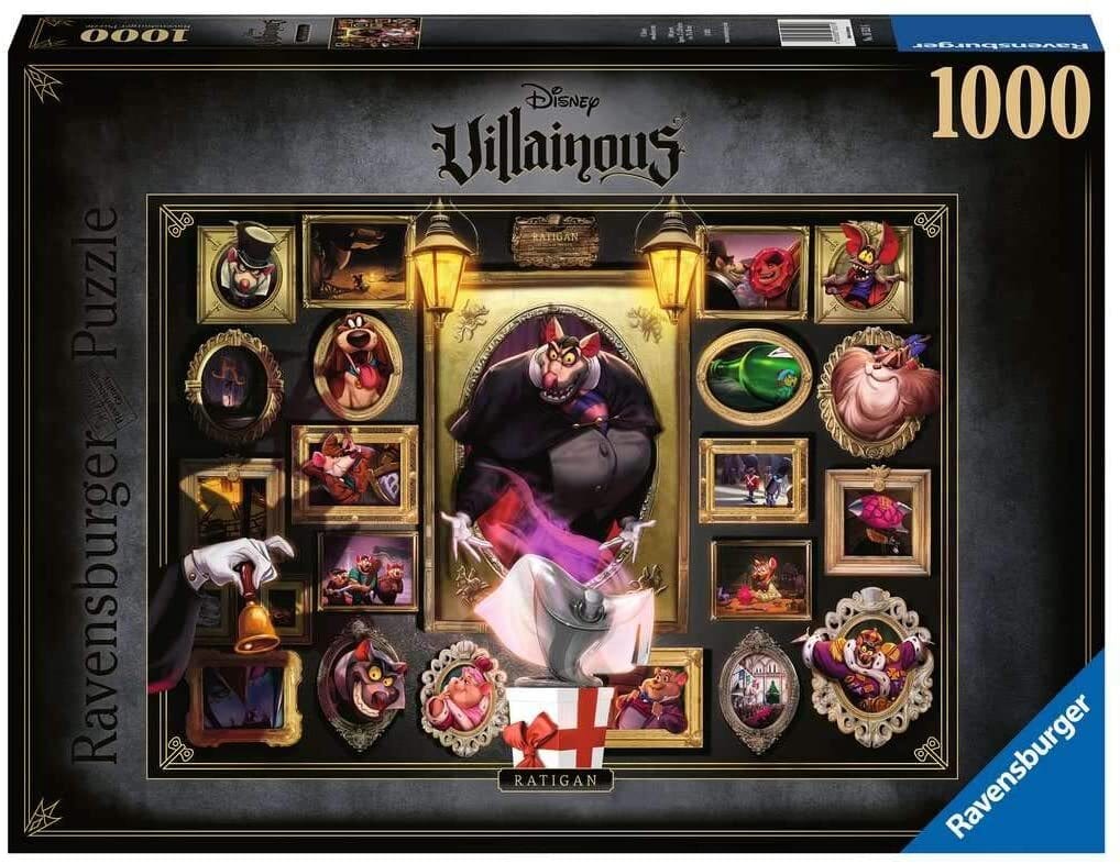 Ravensburger 16521-6 Villainous Ratigan Puzzle 1000pc - Hobbytech Toys