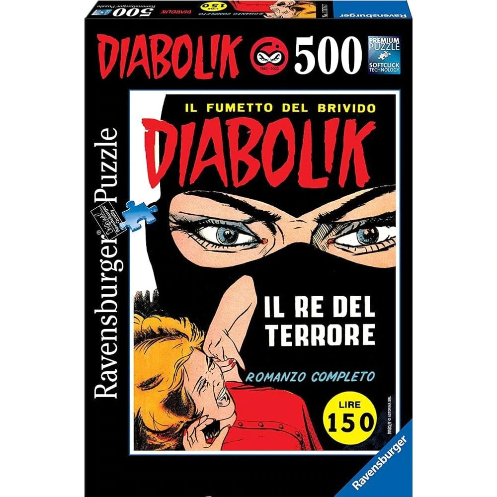 Ravensburger 17176-7 Diabolik Comic 1962 Puzzle 500pc - Hobbytech Toys