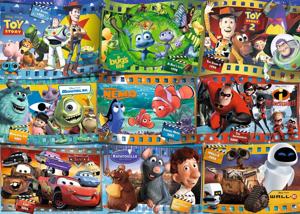 Ravensburger 19222-9 Disney Pixar Movies 1 Puzzle 1000pc - Hobbytech Toys