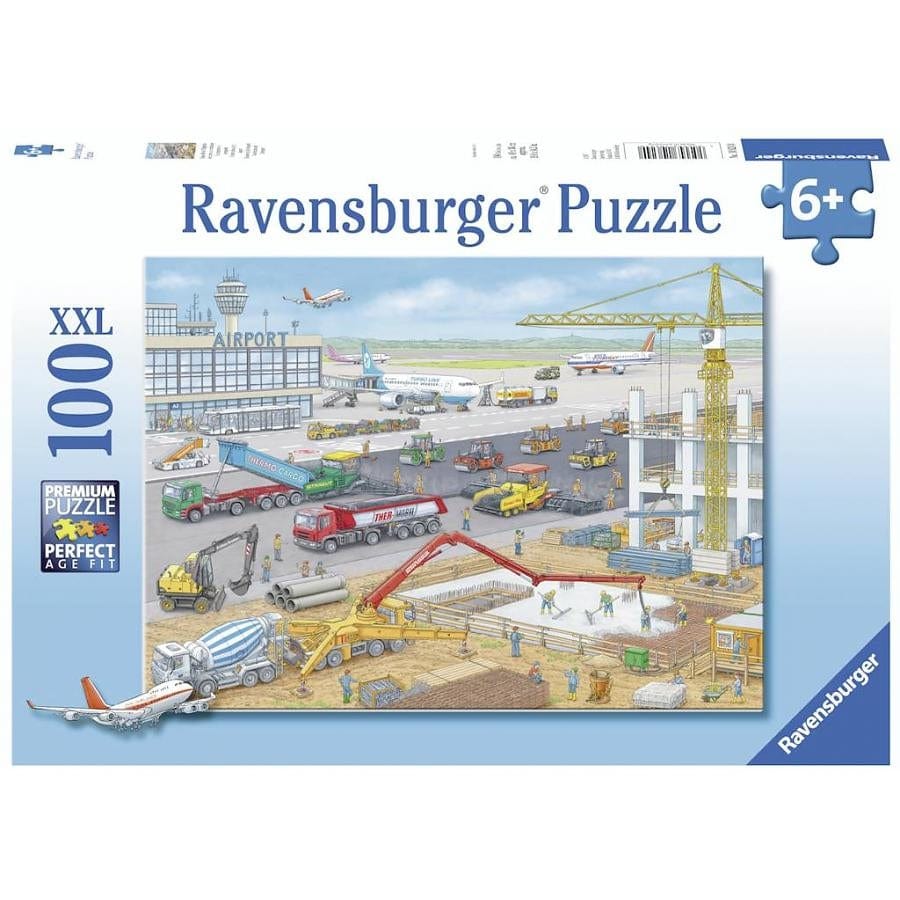 Ravensburger Airport Construction Site 100Pc Ravensburger PUZZLES