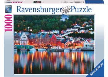 Ravensburger 19715-6 Bergen Norwegian Puzzle 1000pc - Hobbytech Toys