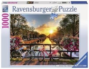 Ravensburger Bicycles In Amsterdam Puzzle 1000 Pcs Ravensburger PUZZLES