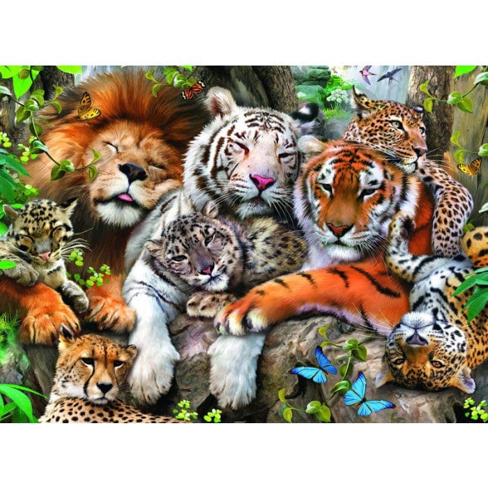 Ravensburger Big Cat Nap Puzzle 200pc Ravensburger PUZZLES