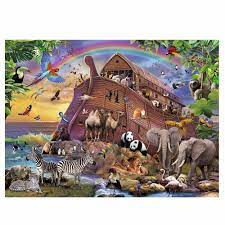Ravensburger 10038-5 Boarding the Ark Puzzle 150pc - Hobbytech Toys