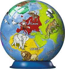 Ravensburger Childrens Globe Puzzleball 72pc 3D Puzzle Ravensburger PUZZLES
