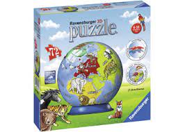 Ravensburger Childrens Globe Puzzleball 72pc 3D Puzzle Ravensburger PUZZLES