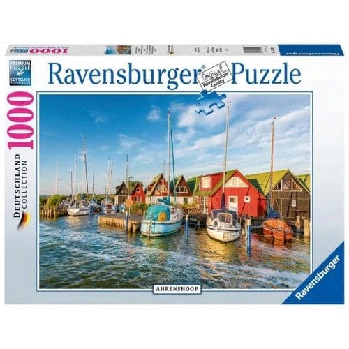 Ravensburger 17092-0 Colourful Harbourside, Germany 1000pc - Hobbytech Toys