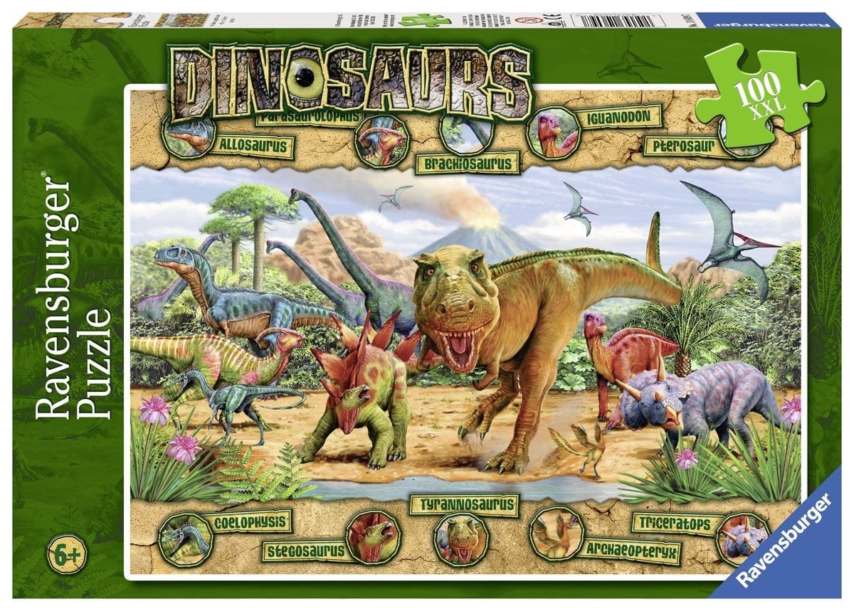 Ravensburger Dinosaurs Puzzle 100pc Ravensburger PUZZLES