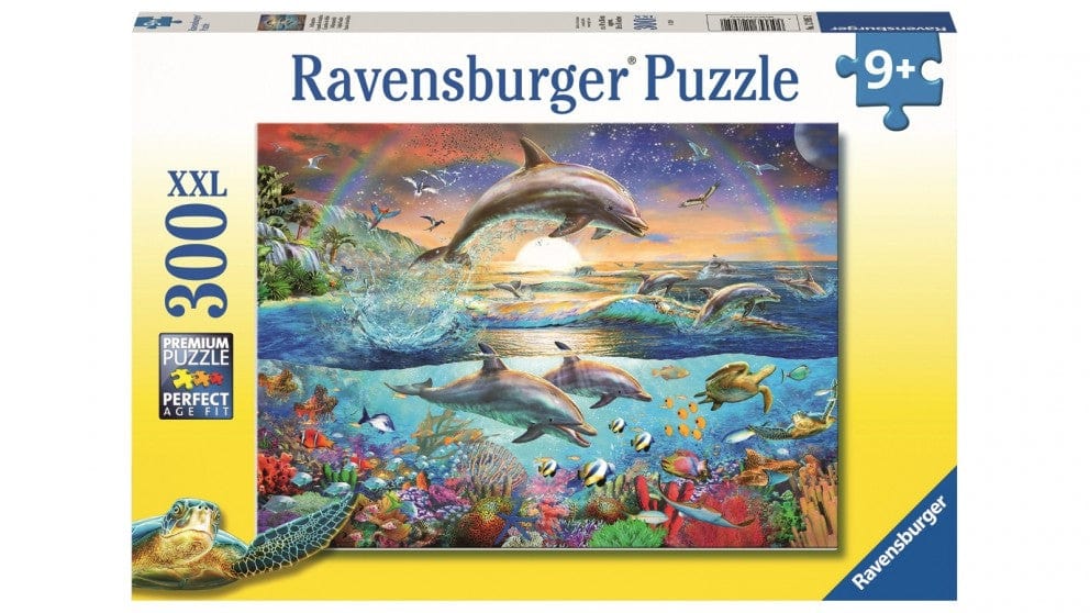 Ravensburger 12895-2 Dolphin Paradise 300pc - Hobbytech Toys