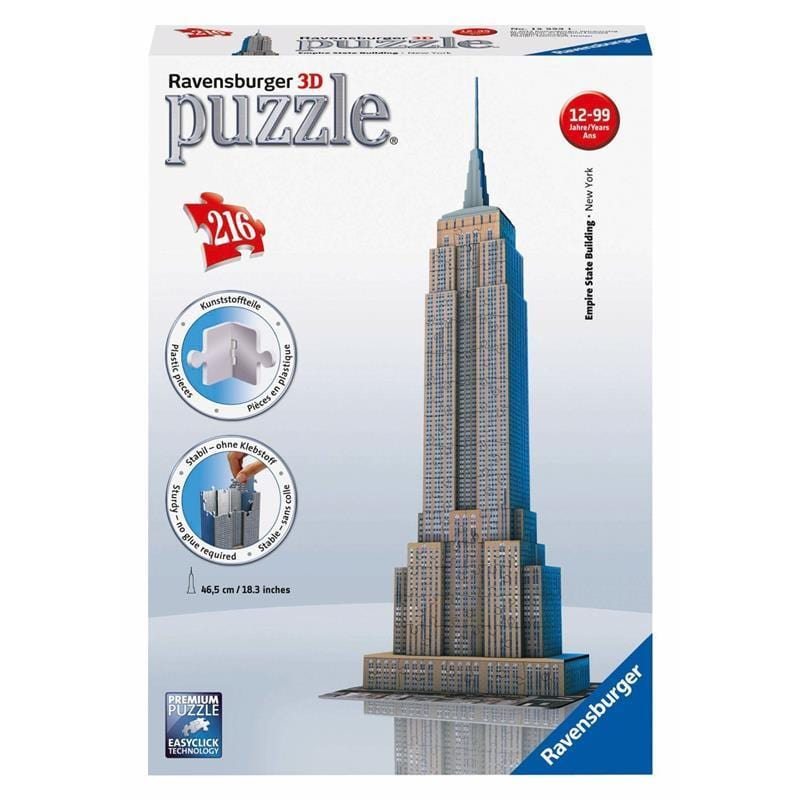 Ravensburger Empire State Building 3D Puzzle 216pc Ravensburger PUZZLES